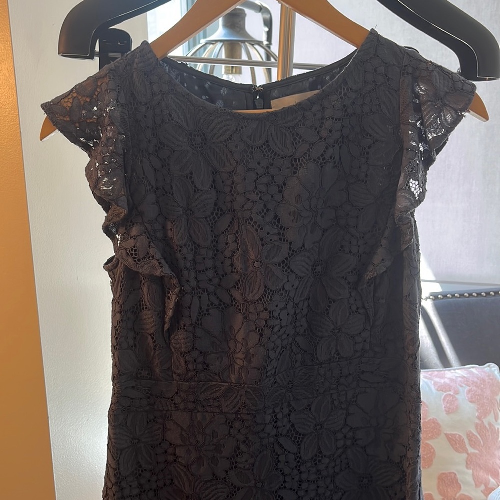 Grey Lace Dress